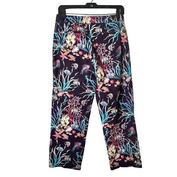 J. Crew Collection Patio Pant in Ratti Under The‎ Sea Ocean Print 2 - Picture 4 of 13
